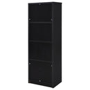 Winfield - 3-Sheld Media Tower Entertainment Pier - Black