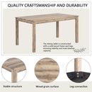 Modern Dining Table Set With Upholstered Chairs For Dining Room