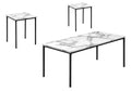 Table Set, Coffee, End, Contemporary, Modern (Set of 3)