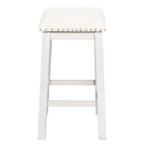 5 Pieces Counter Height Rustic Farmhouse Dining Room Wooden Bar Table Set With 2 Stools And 2 Chairs