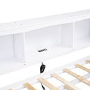 Daybed With Trundle, Storage Cabinets, USB Ports