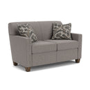 Nora - Loveseat - Gray - Atlantic Fine Furniture Inc