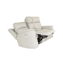 Vernon - Power Reclining Loveseat With Console, Power Headrests, Lumbar, Heat & Massage