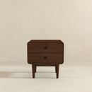 Alexa - Mid-Century Modern Style Night Stand - Brown