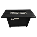 Outdoor Fire Pit Table With Lid Fuel Versatility