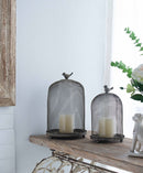 Ophira Sparrow Candle Holders (Set of 2) - Antique Gray