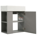 Modern Floating Bathroom Vanity With Ceramic Basin Perfect For Small Bathrooms