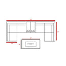 Outdoor Elegance Conversation Set With Fire Pit