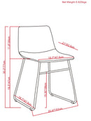 Warner - Dining Chair (Set of 2) - Distressed Brown