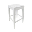 Counter Barstool (Set of 2), Rubber Wood - White