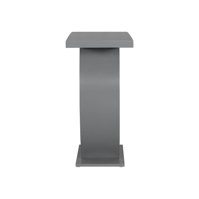 Console Table With Oval Base And Reinforced Bottom Plate