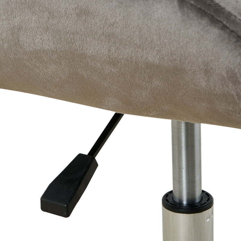 Adjustable And Space-Saving Chair With Golden Electroplated Legs
