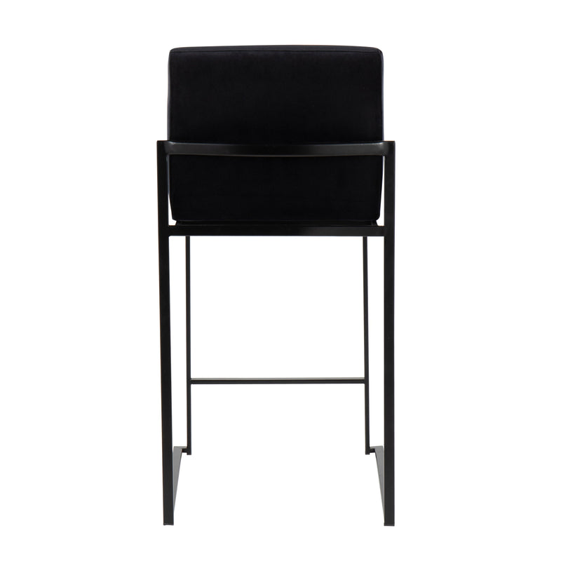 Fuji - Contemporary Modern Elegance, High Back Counter Stool