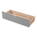 Full Size Daybed Wood Bed with Two Drawers,Gray(OLD  SKU:LP000058AAE)