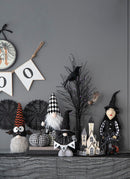 Gnome Decor, For Halloween Decor - Black / White