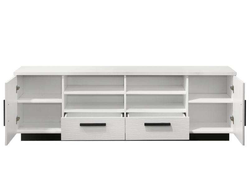 Matilda - TV Stand With Drawers - White Finish