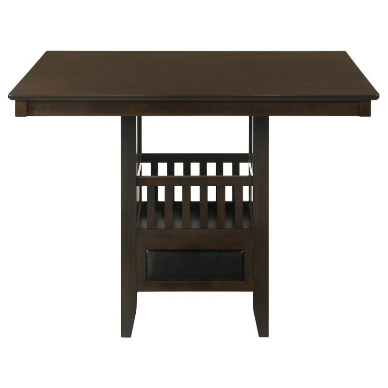 Jaden - 5 Piece Square Counter Height Dining Set - Espresso