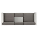 Cape Coral - Modern 3 Seater Sofa With Metal Tray