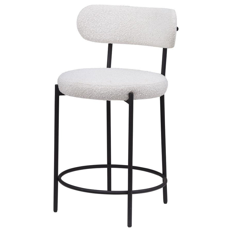 Viola - Boucle Upholstered Bar Stool (Set of 2)