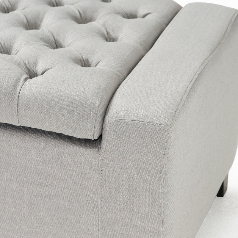 Guernsey - Ottoman Storage With Tufted Top
