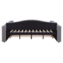 Upholstered Daybed With Storage Armrests, Trundle And Latest Integrated Bluetooth Audio System