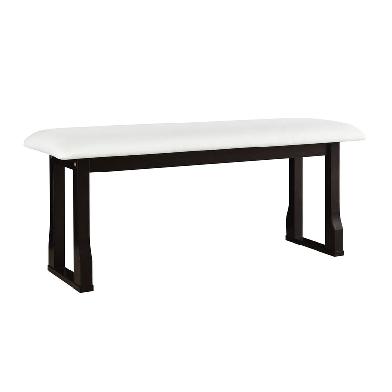 6 Piece Extendable Dining Table Set With 4 Wicker Back Upholstered Dining Chairs And Long Bench, 2 Removable Leaf