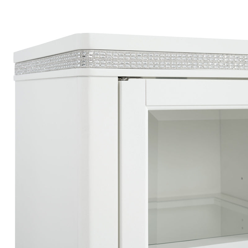 Diedra - Server And Hutch - White