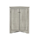 Triangle Bathroom Storage Cabinet With Adjustable Shelves, Freestanding Floor Cabinet For Home Kitchen