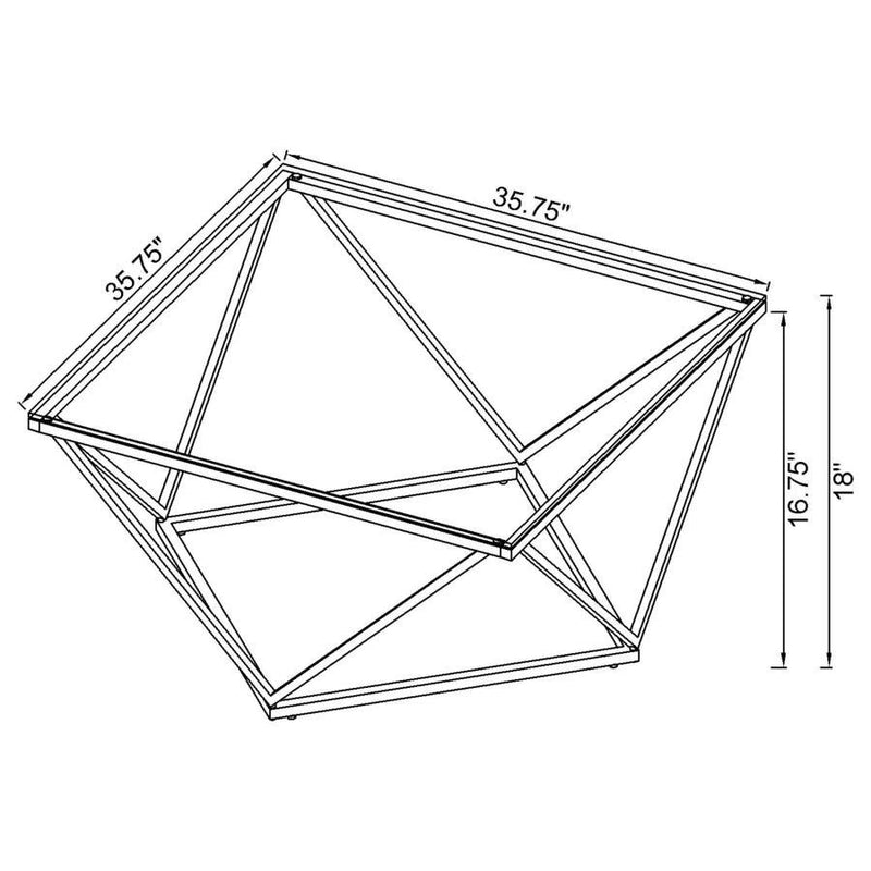 Brittania - Square Coffee Table Set
