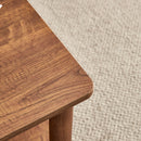 Modern 2 Tier Coffee Table With Open Storage Shelf For Living Room