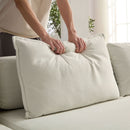 Modular L Shaped Floor Living Room Sofa Set With 6 Pillows