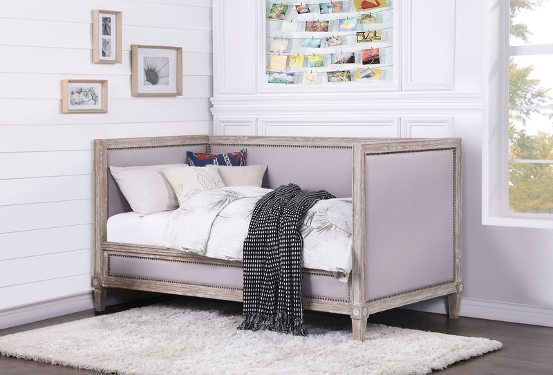 Charlton - Twin Daybed - Beige / Weathered Oak