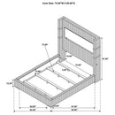 Tisdall - Upholstered Fireplace Bed
