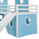 Loft Bed & Slide Tent And Tower