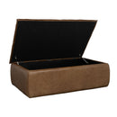Crawford - Leather Rectangular Storage Ottoman
