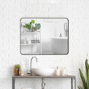 Wall Mirror Rectangular Mirror Metal Framed Mirror Vanity Mirror Dressing Mirror, For Bathroom, Living Room, Bedroom