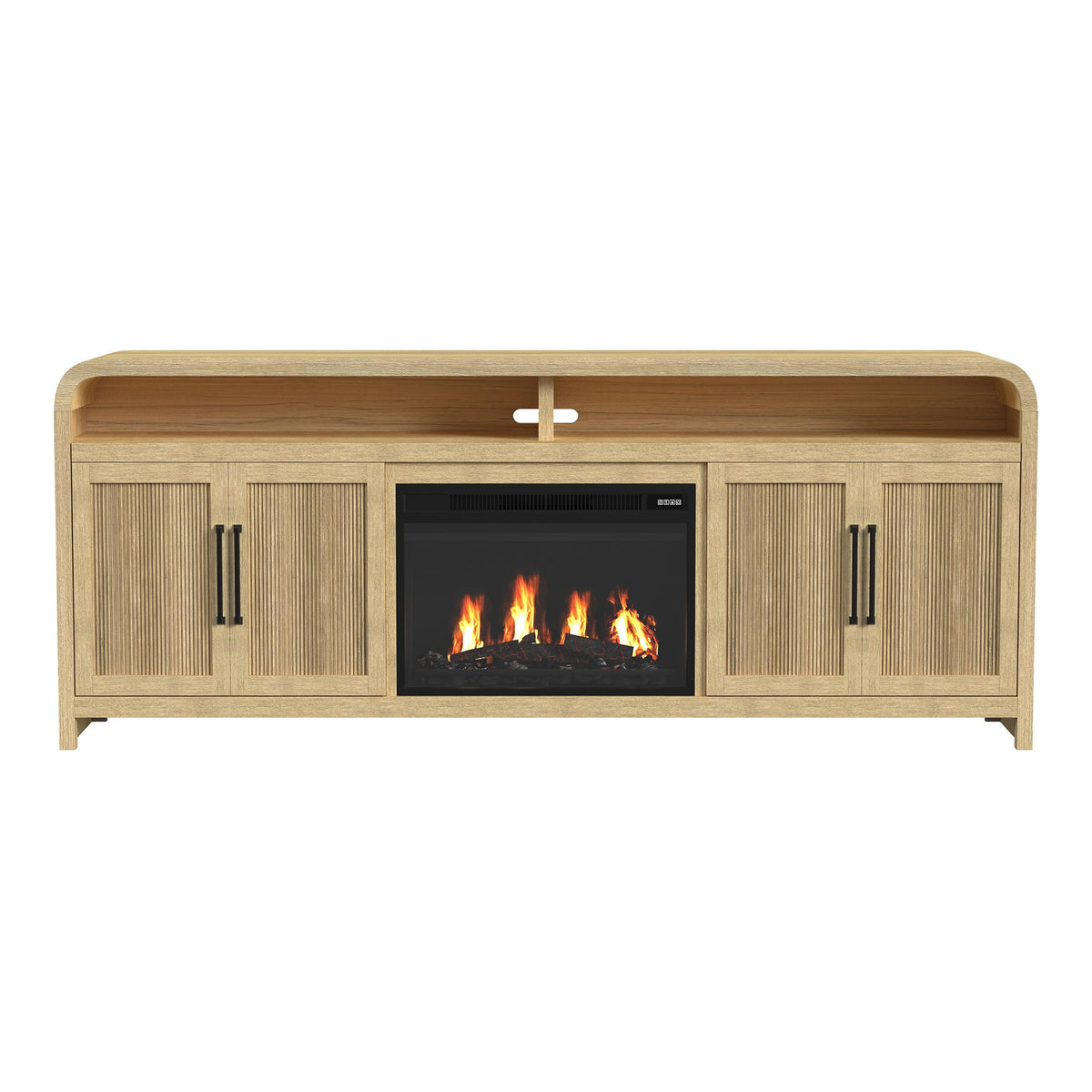 Ridgemont TV Console in Black by Elements International, view 36