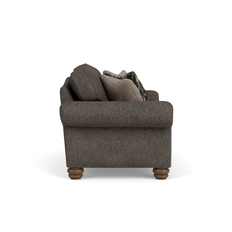 Bexley - Fabric Loveseat, Nailhead Trim