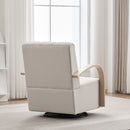 360° Swivel Accent Chair With Armrests