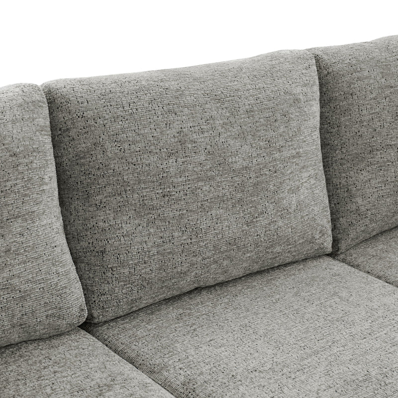 U-Shaped Sectional Sleeper Sofa With Ample Storage Space, 2 Cup Holders And Charging Ports For Living Room