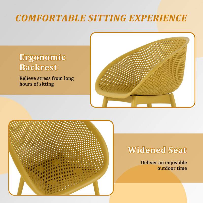 Modern Lounge Chair Set With Round Table