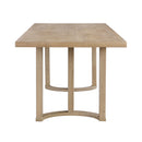 Modern Dining Table Solid Wood