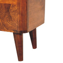 Lid Up Storage Stool - Brown