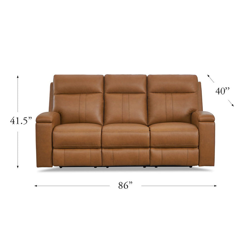 Venice - Power Headrest, Zero Gravity Reclining Sofa - Brown