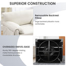 Oversized Swivel Armchair Modern Chair & Single Sofa Lounge, Comfortable Seating For Living Room