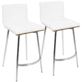 Mason - Contemporary Swivel Counter Stool (Set of 2)