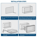 Stainless Steel Shower Niche With Seamless Design For Bathroom Storage