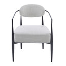 Modern Upholstered Accent Armchair With Pocket Spring Seat