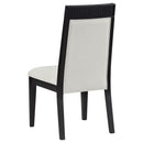 Brookmead - Dining Side Chair (Set of 2) - Ivory / Black