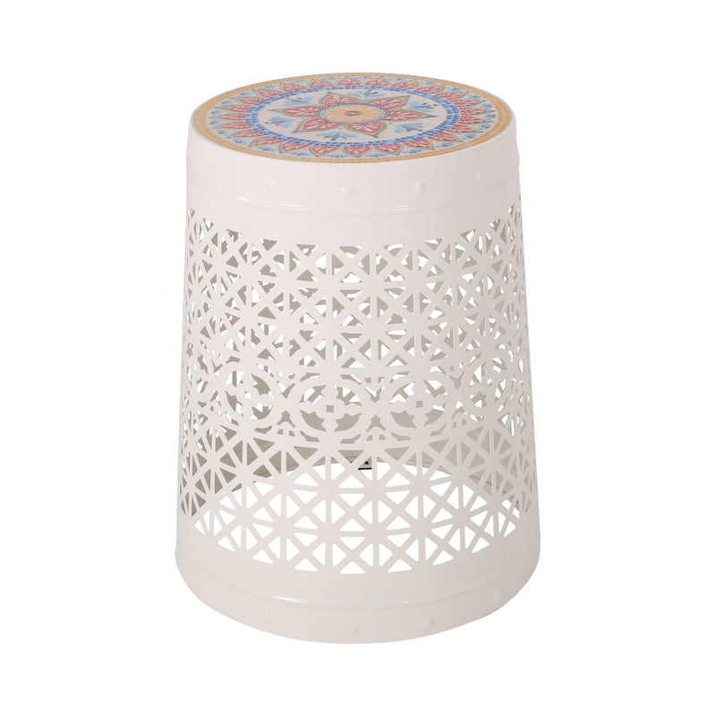 Cranbrook - Side Table With Tile Mosaic Top